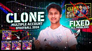 How To Use Multiple efootball Account In Same Phone/Mobile🔥Clone Efootball 2024🔥Fix all Problems screenshot 2