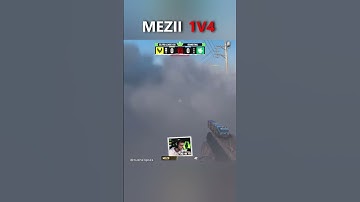 MEZII AGAINST 4 AT ESL #cs2 #cs2moments #csgomoments #esl #mezii #falcons #vitality #csgo #shorts