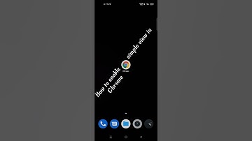 How to enable simple view in Chrome