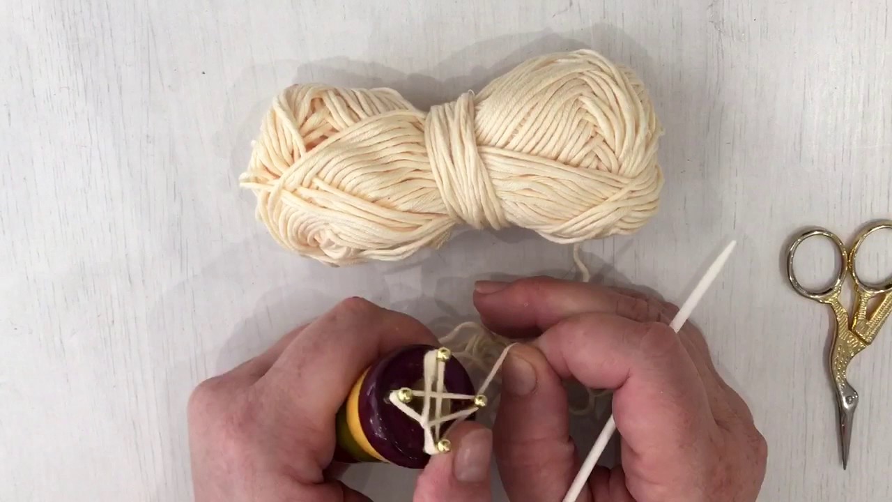 Le tricotin mécanique : mode d'emploi et petite création - Le blog