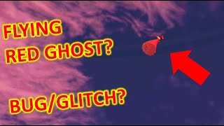 Red Ghost Caught Flying In The Sky..is This A Glitch?? Sakura School Simulator