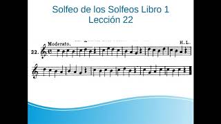 1-22.Negra Aprende a leer música paso a paso. Solfeo de los Solfeos Libro 1 Lección 22