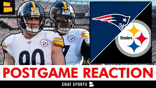 Download Lagu Steelers News: INSTANT REACTION After 21-14 WIN vs. The Patriots | Defense Punches Way To Ugly Win MP3 Download Lagu Steelers News: INSTANT REACTION After 21-14 WIN vs. The Patriots | Defense Punches Way To Ugly Win MP3