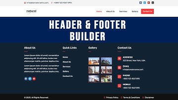 [FREE] Elementor Header & Footer Builder Plugin 2025 | Ultimate Addons for Elementor Tutorial