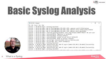 Webinar - Basic Syslog Analysis