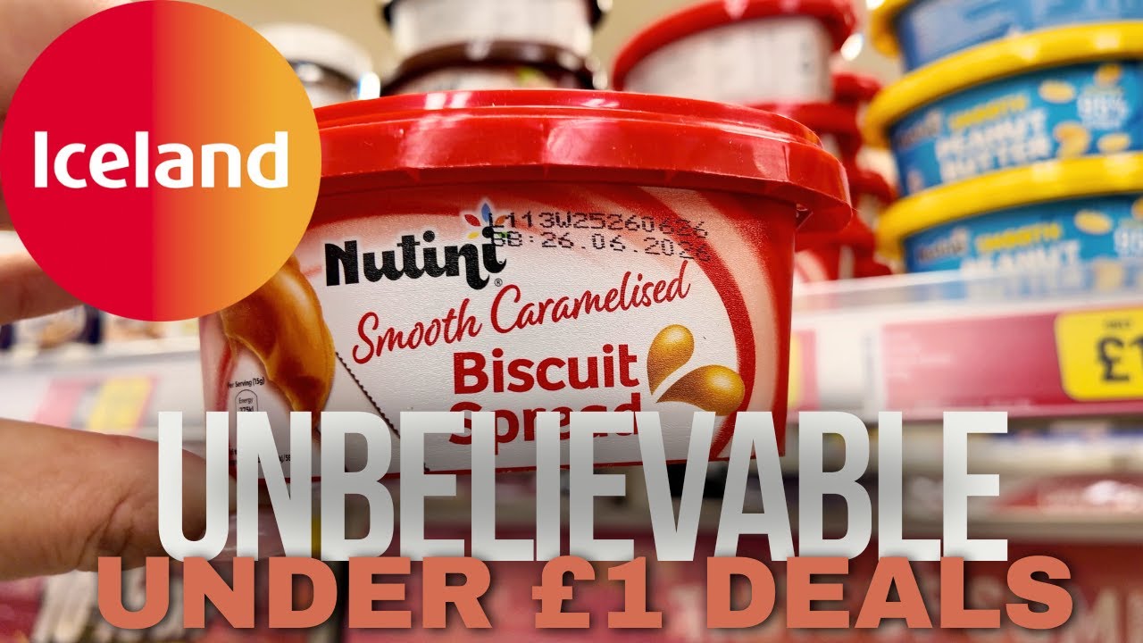 Iceland Supermarket Haul - Unbelievable Under £1 Food Deals
