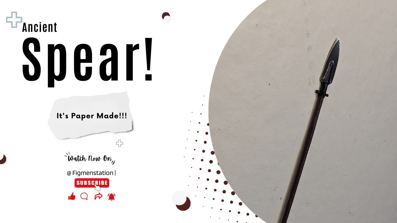 DIY Paper Spear Making easy