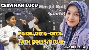cita cita jadi polisi tidur #umilaila #ceramahlucu #ngakak #fyp