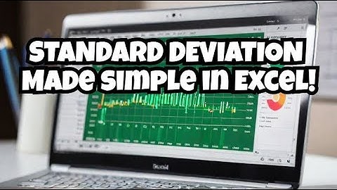 Master Standard Deviation in Excel With This Simple Trick!
