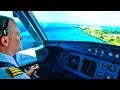 Windy landing at Bermuda (Air Canada A319)