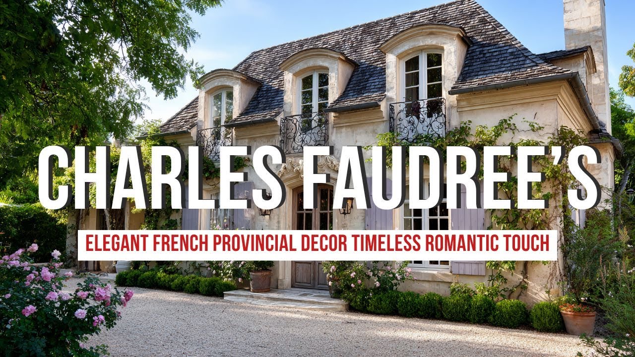 Elegant French Provincial Decor Inspired by Charles Faudree’s Timeless Romantic Touch
