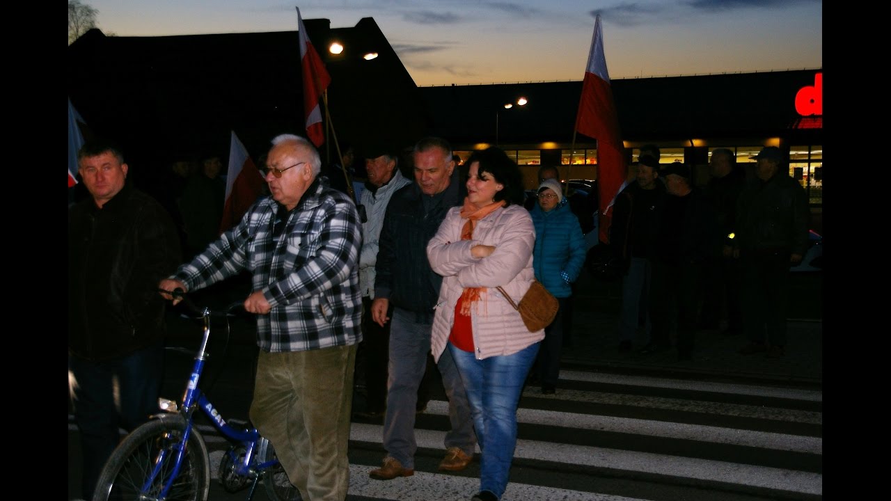 BLOKADA ULICY NARUTOWICZA W RADOMSKU | 21.11.2016 R.