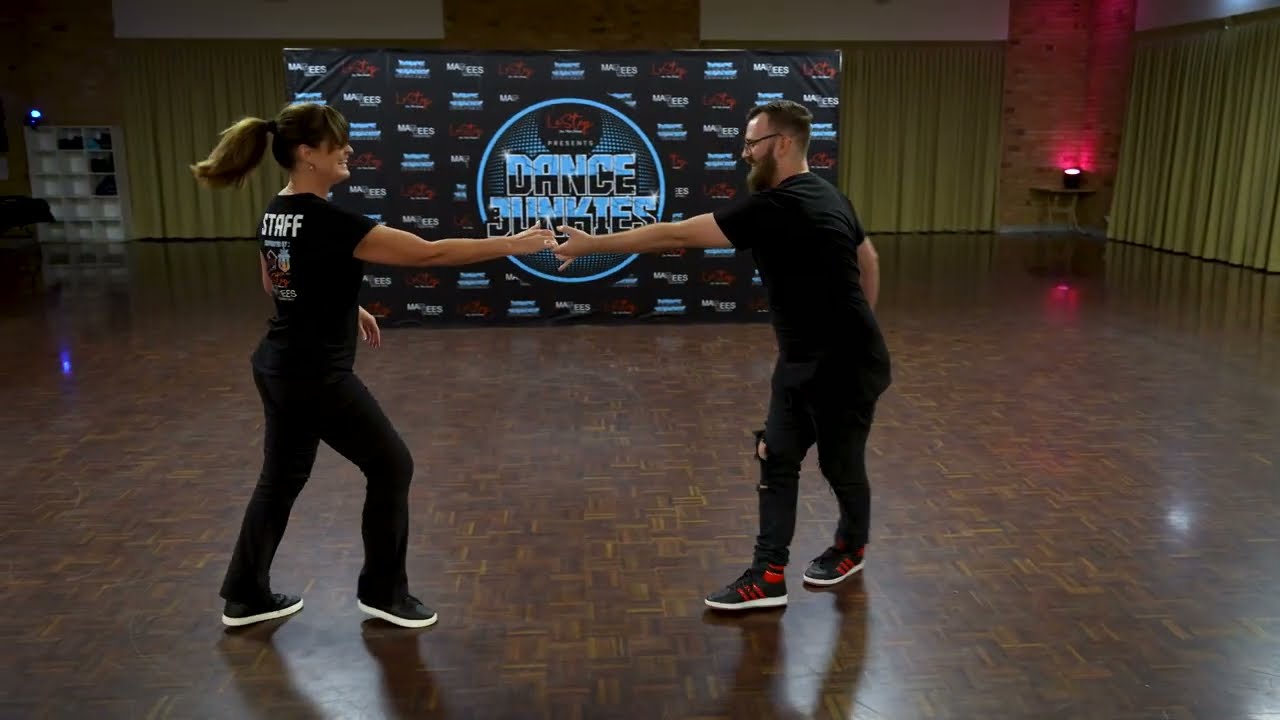 DANCE JUNKIES 2.0 – Event Teachers Modern Jive Demo (Matthew Fairburn & Emma Keating)