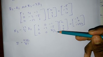 Gauss Elimination Method (example) [BENGALI]