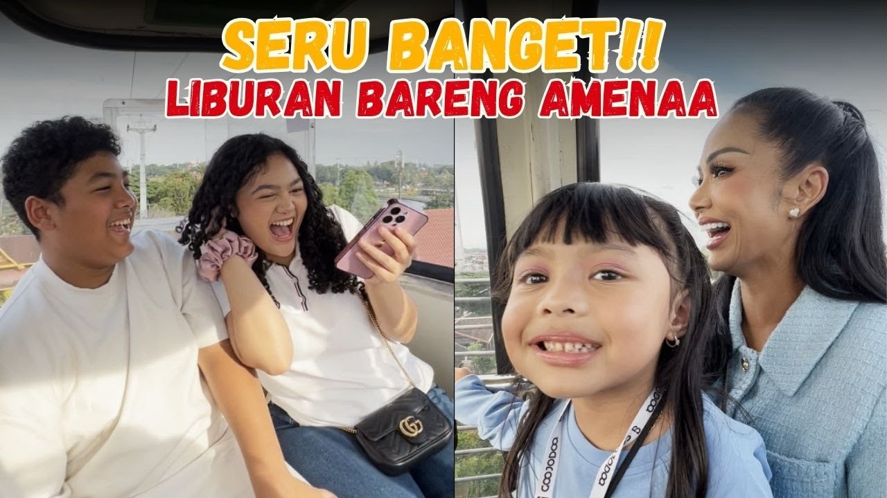 KESERUAN THE LEMOS DI TMII ADA AMEENA DAN AZURA!!