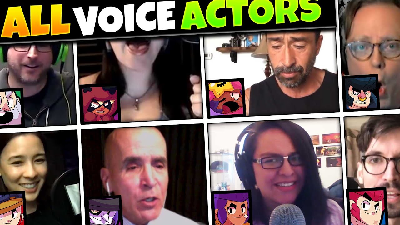 All Brawl Stars Voice Actors In Real Life Youtube - brawl stars voice actors lex