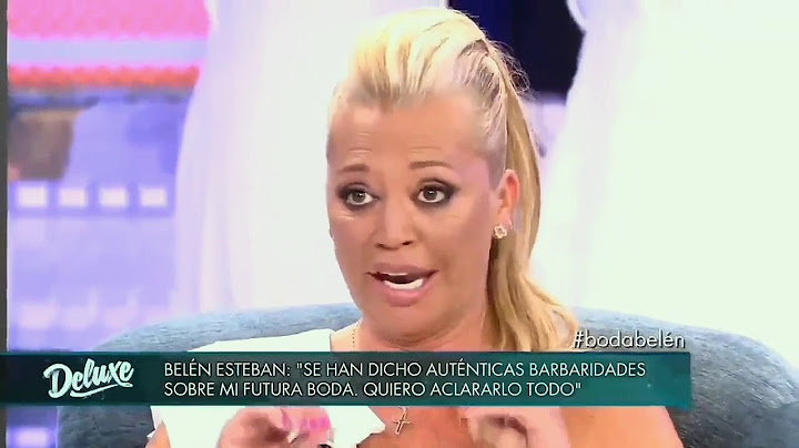 No, negativo, no - Belén Esteban
