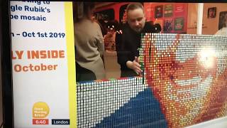 Rubik's Cube Immersive Pop-Up Experience ITV Coverage