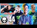 I got 100 FAMOUS youtubers to scrim for $100 in Fortnite... (new highest kill record)