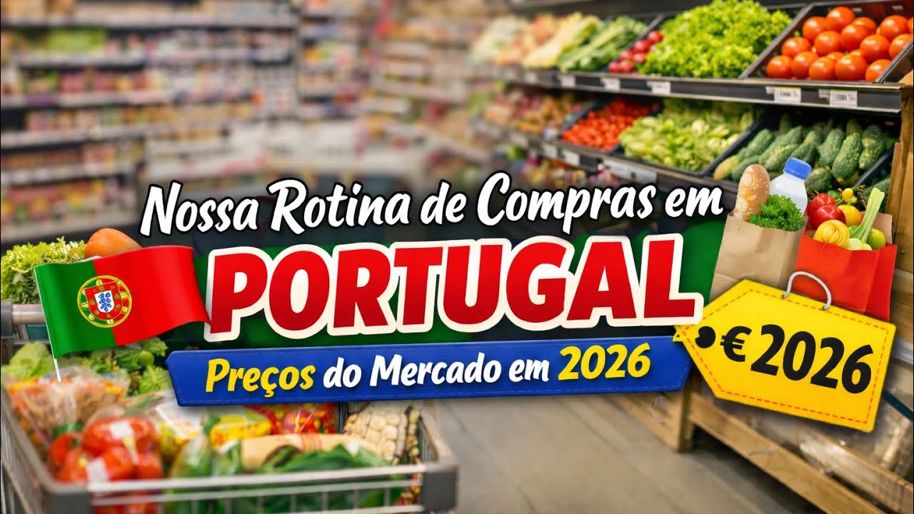 Nossa Rotina de Compras em Portugal | Preços do Mercado em 2026