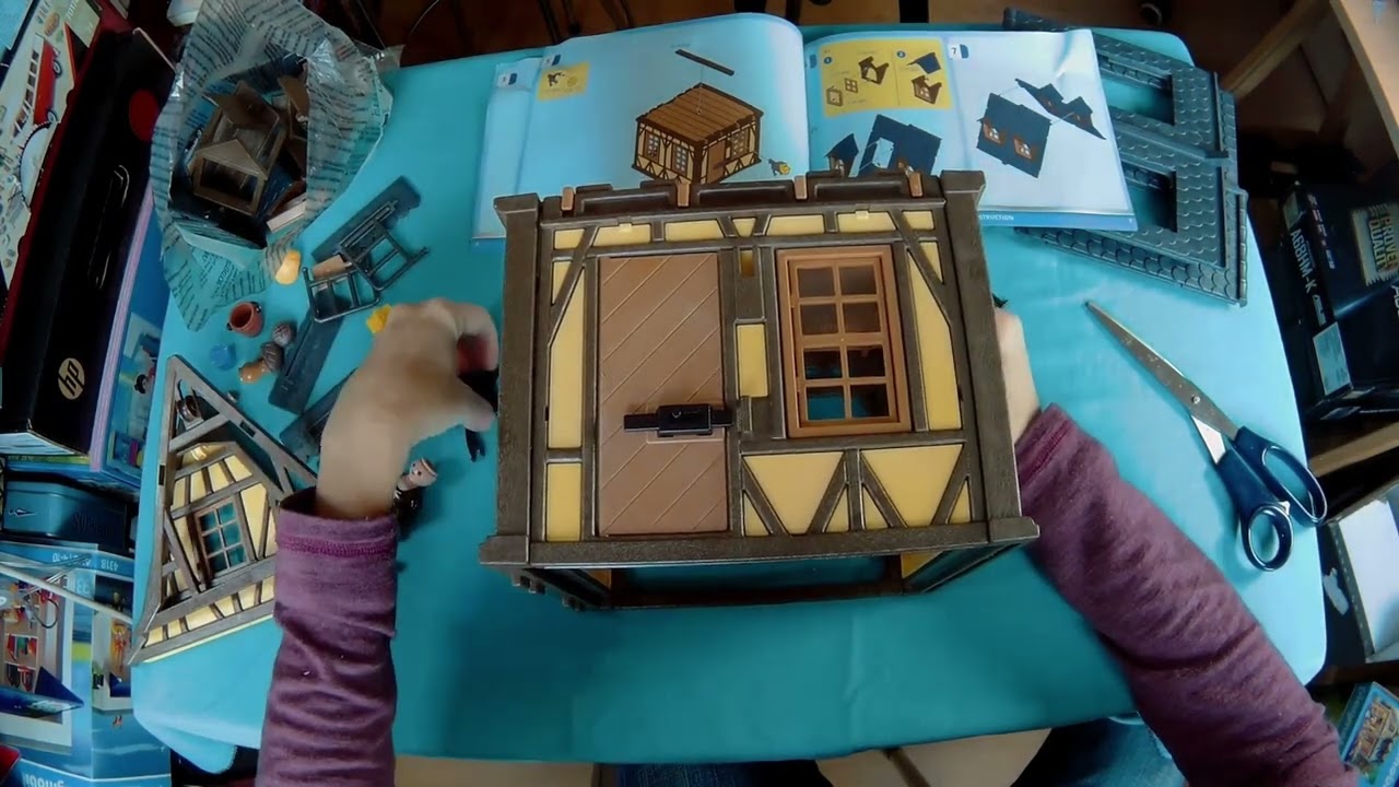 Unboxing casa medieval Playmobil (referencia 70957)