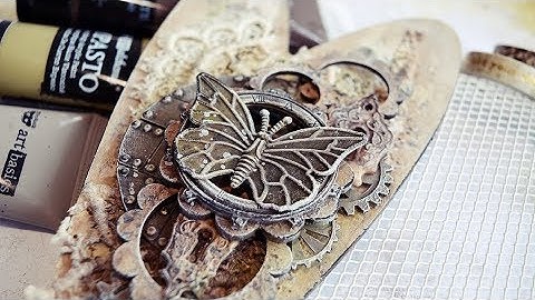 Vintage heart by Kasia Salmanowicz for Mixed Media Place