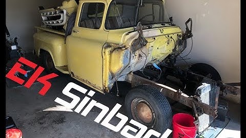 How To Remove The Front Clip On A 1957 Chevrolet Truck And A Channel Update