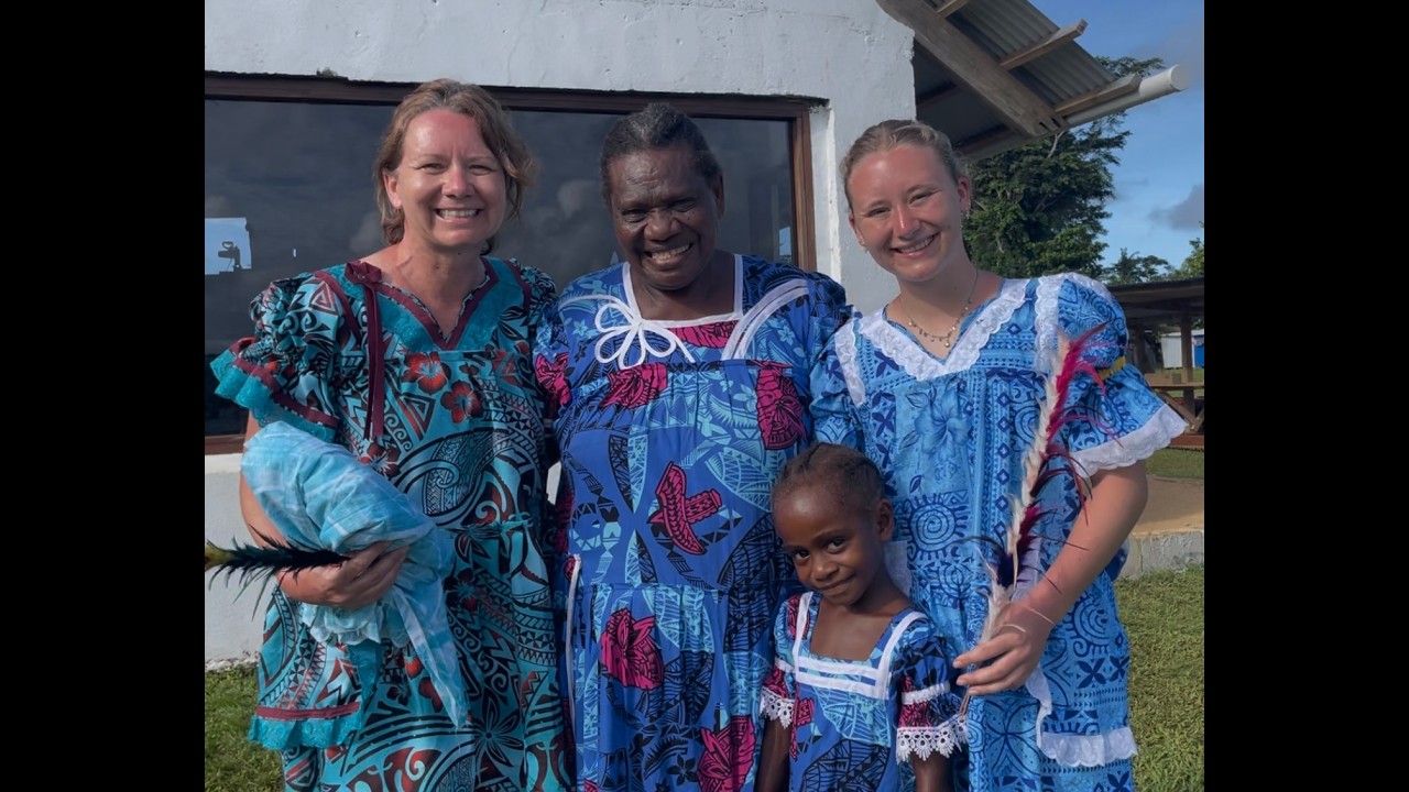 Mindy & Ella in the village