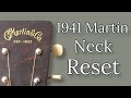 Neck Reset on a Pre-War Martin 0-15 from 1941