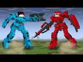 Robot VS Robot In Minecraft