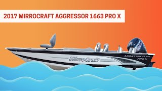 2017 Mirrocraft Aggressor 1663 Pro X Boat [Drone Overview]