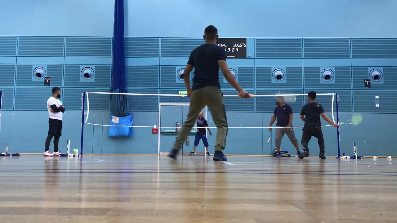 Cambridge Badminton Tournament 02/03/2020..Khaled+Shuhel vs Jahed