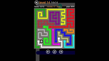 Flow - 14x14 Level 14 Walkthrough