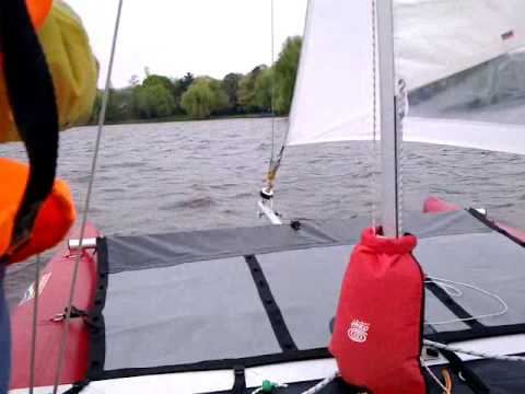 Yachting in herastrau, 25 aprilie 2010, cu al nostru Happy Cat Racing ...