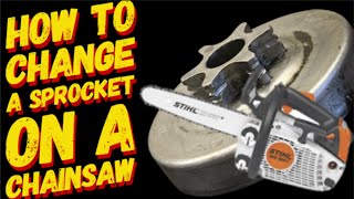 HOW TO REPLACE A CHAINSAW SPROCKET