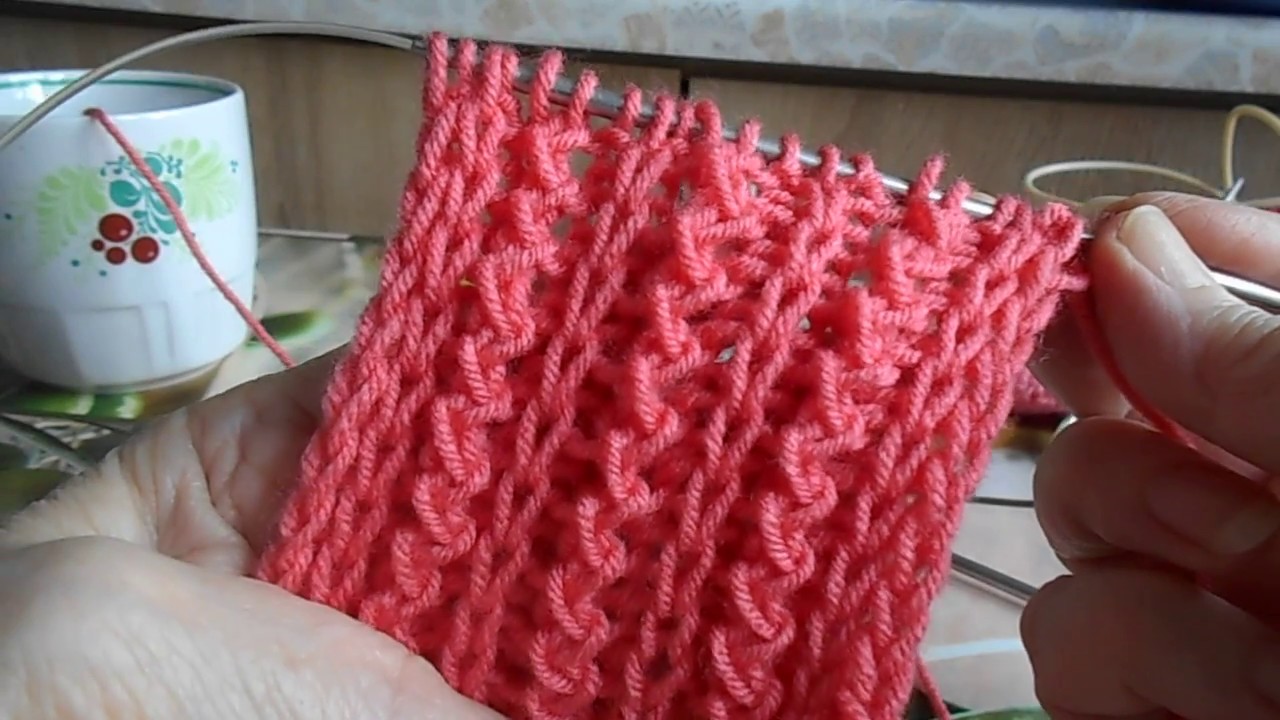 Узор 756 спицами