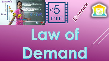 Law of Demand & Demand Curve (Economics) - Examrace - Dr. Manishika