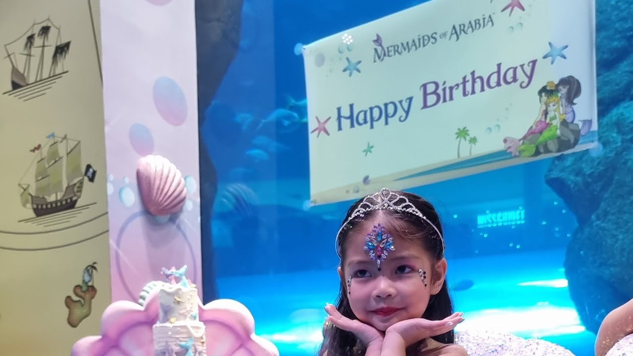 Claires birthday at Mermaids of Arabia Dubai