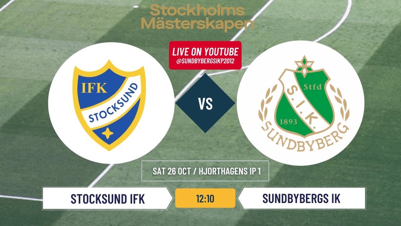🏆 IFK Stocksund vs Sundbybergs IK| P13 | Stockholms Mästerskapen 2025 | Live Match