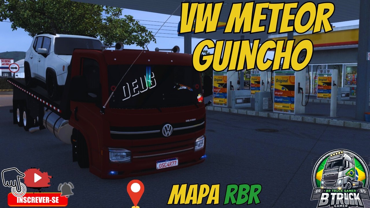 ⚙️🔥 VW METEOR GUINCHO EM AÇÃO NO MAPA RBR! SERVIÇO PESADO NO ETS2 🚛🔥
