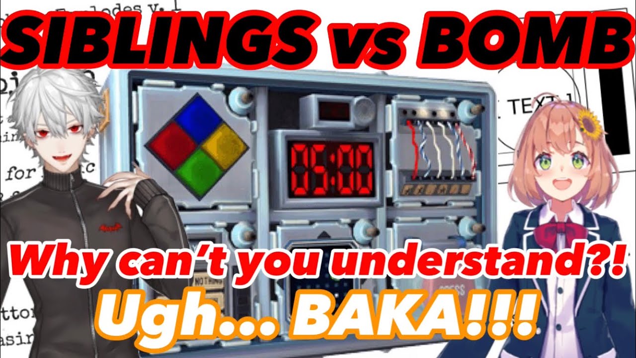 【BAKA】Airhead siblings vs Bomb【Kuzuha/Honma Himawari】