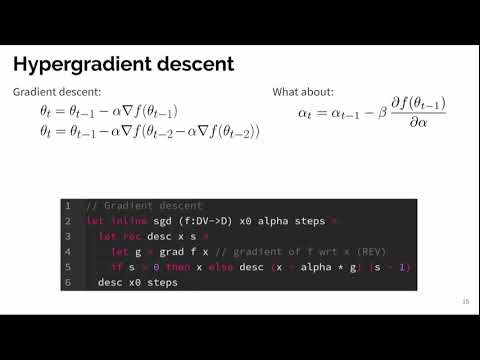 Hypergradient descent and Universal Probabilistic Programming