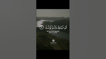 Surah Al-Ikhlas (The Sincerity) with English Translation | Dawood Hamza | سورة الإخلاص