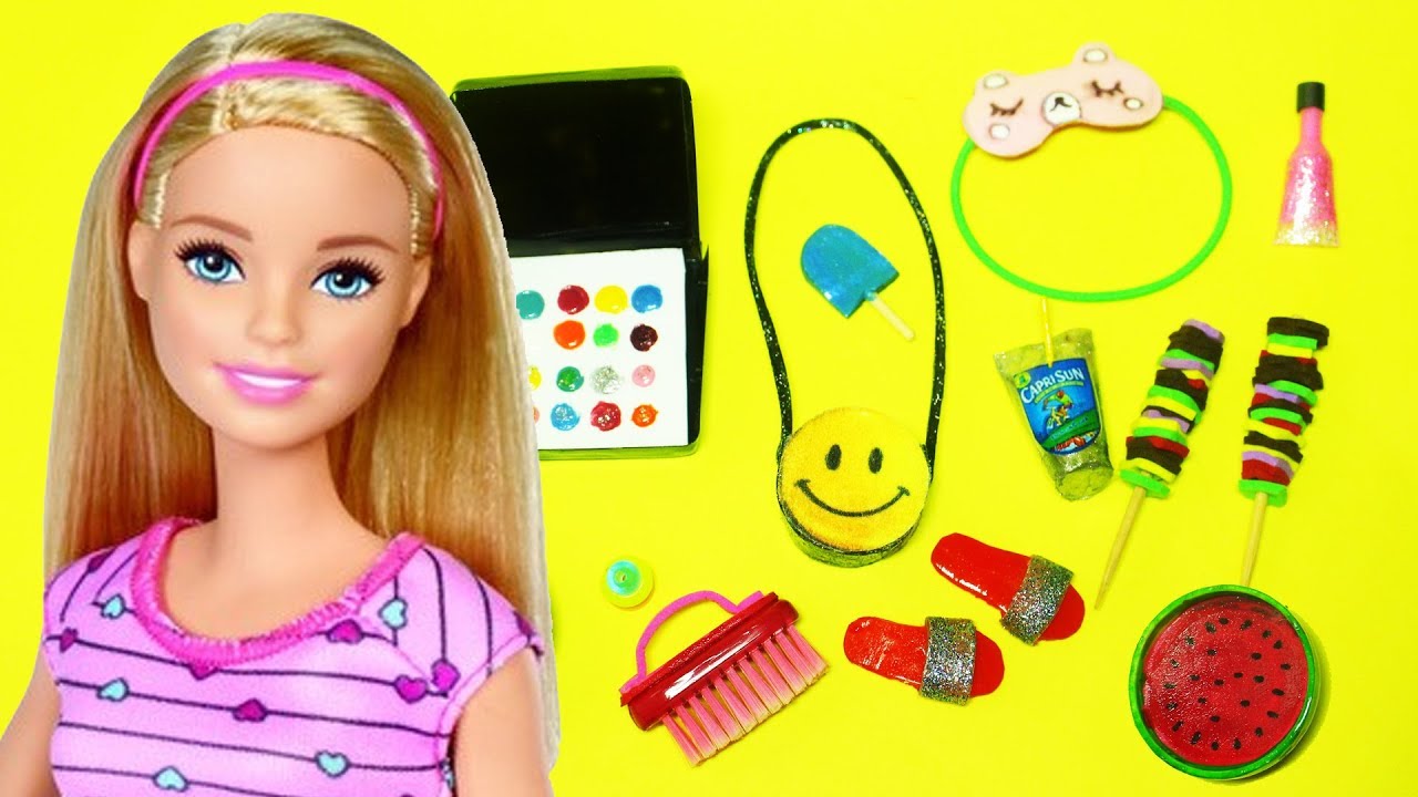 reserva Impulso Cesta 15 Manualidades para muñecas Barbie que puedes hacer en casa - YouTube