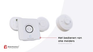 Meerdere (rook)melders tegelijkertijd bedienen met de Ei450 controle unit