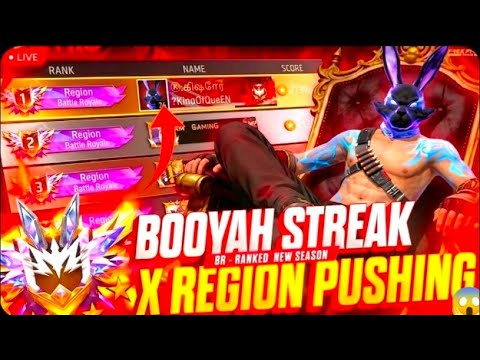 30 BOOYAH STREAK CHALLENGE FFK PRASANTH ON LIVE GRANDMASTER PUSHING TAMIL#Kigo#shortslive#ff#tamil