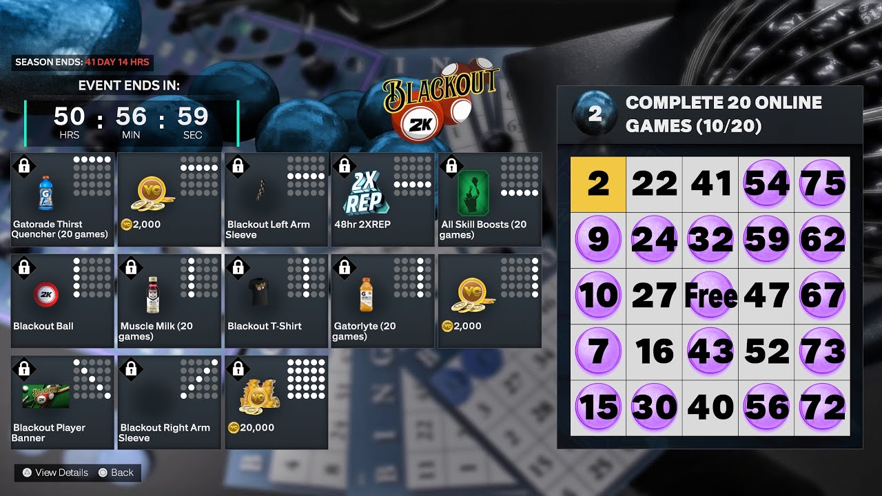WINNING BLACKOUT BINGO NBA 2K26! FIRST OFFICIAL LOOK at SEASON 2!