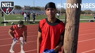 I Went To A AFL Tryout in Houston Afl Tryouts