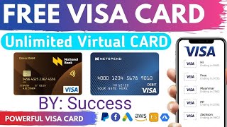 How To Get Free Virtual Visa Card In 2022 Get Free Vvc Get Free Vcc Get Free Master Card 2022