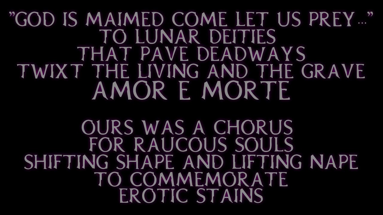 Cradle of Filth Amor e Morte Lyrics YouTube